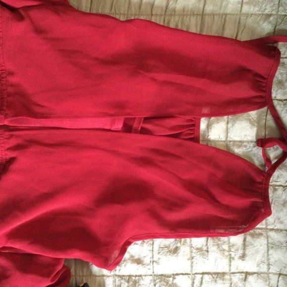 Women's Hush collection long dress bridesmaid size 2 red - Picture 7 of 9